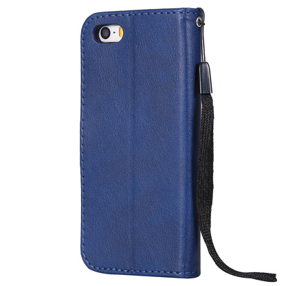 KT Leather Series-2 Wallet Leather Stand  Case for iPhone SE/5s/5