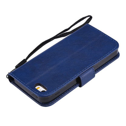 KT Leather Series-2 Wallet Leather Stand  Case for iPhone SE/5s/5