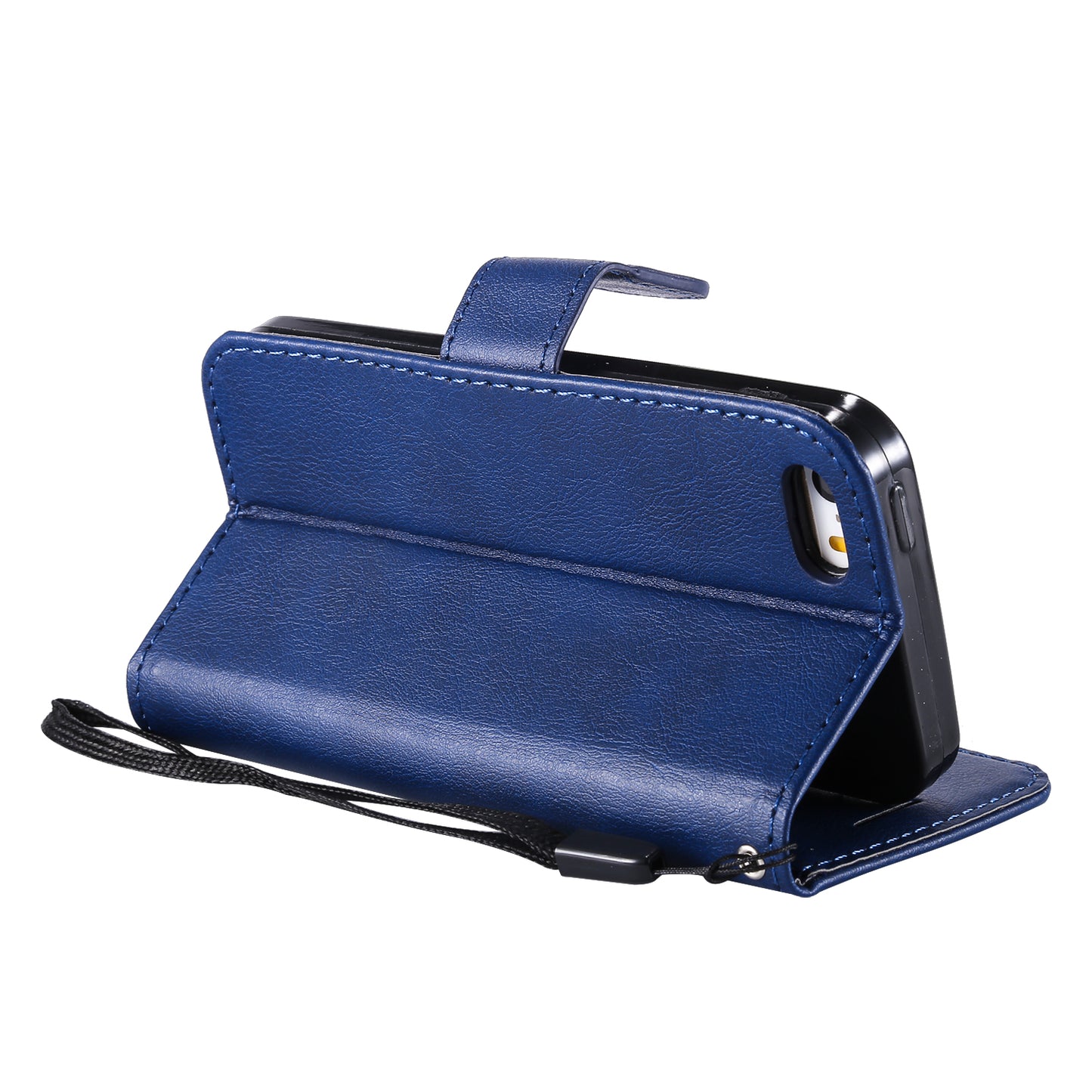KT Leather Series-2 Wallet Leather Stand  Case for iPhone SE/5s/5