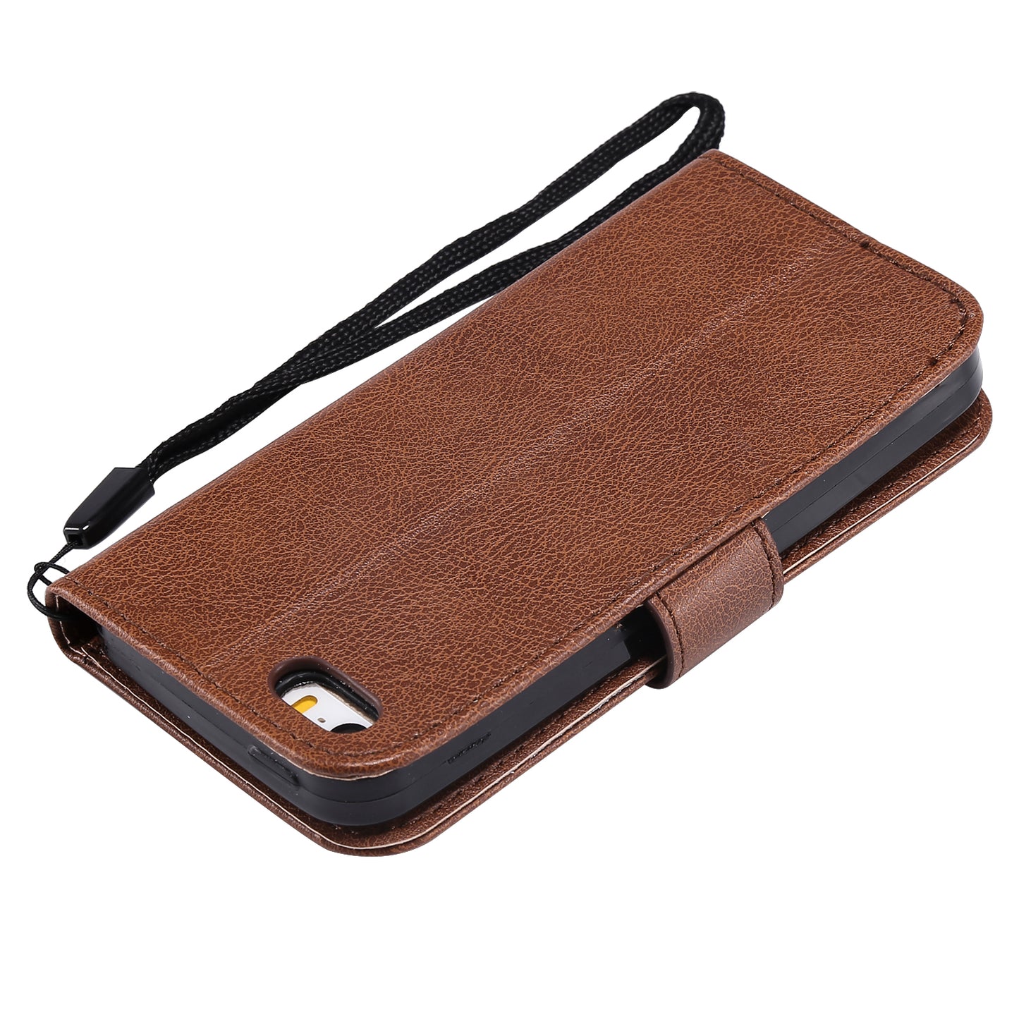 KT Leather Series-2 Wallet Leather Stand  Case for iPhone SE/5s/5