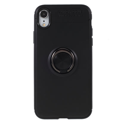 Metal Finger Ring Kickstand TPU Mobile Back Case for iPhone XR 6.1 inch
