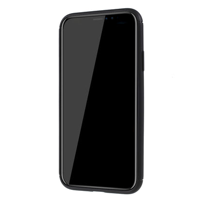 Metal Finger Ring Kickstand TPU Mobile Back Case for iPhone XR 6.1 inch