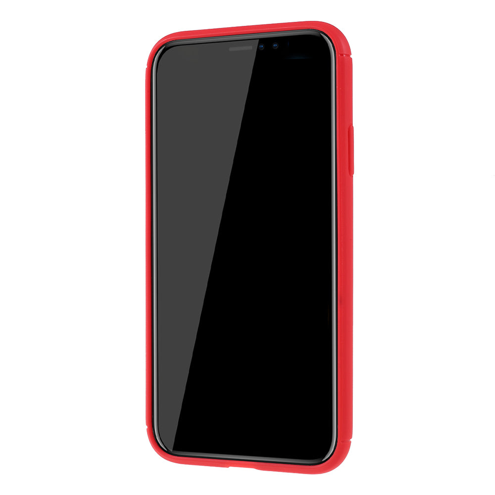 Metal Finger Ring Kickstand TPU Mobile Back Case for iPhone XR 6.1 inch