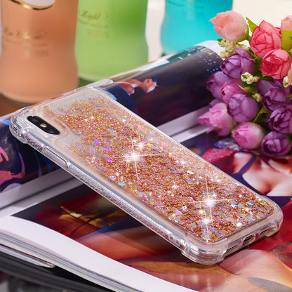 Glitter Powder Quicksand Shockproof TPU Accessory Case for iPhone XS Max 6.5 inch