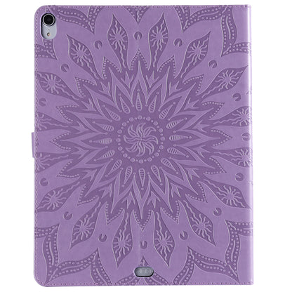 [Imprint Sunflower] Leather Stand Protective Casing for iPad Pro 12.9-inch (2018)