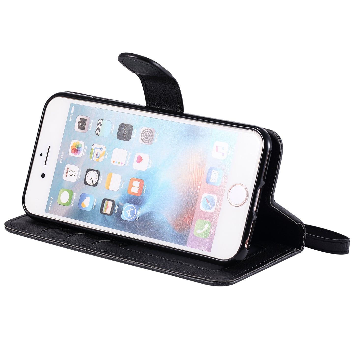 Magnetic KT Leather Series-3 Detachable 2-in-1 Wallet Leather Stand Case for iPhone 6s/6/7/8/SE (2020)/SE (2022)