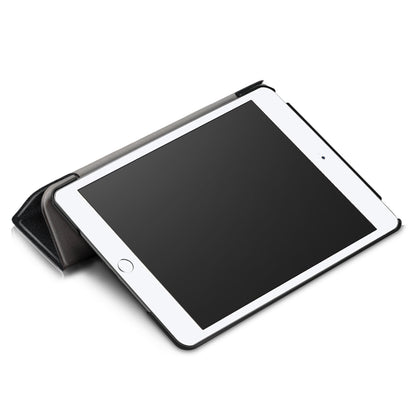 For iPad mini (2019) 7.9 inch / mini 4 Sturdy Tri-fold Stand Leather Smart Tablet Cover Case