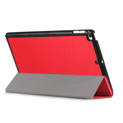 For iPad mini (2019) 7.9 inch / mini 4 Sturdy Tri-fold Stand Leather Smart Tablet Cover Case