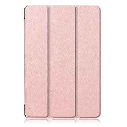 For iPad mini (2019) 7.9 inch / mini 4 Sturdy Tri-fold Stand Leather Smart Tablet Cover Case