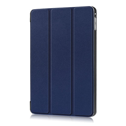 For iPad mini (2019) 7.9 inch / mini 4 Sturdy Tri-fold Stand Leather Smart Tablet Cover Case