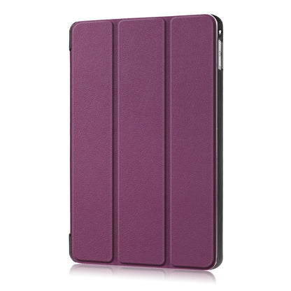 For iPad mini (2019) 7.9 inch / mini 4 Sturdy Tri-fold Stand Leather Smart Tablet Cover Case
