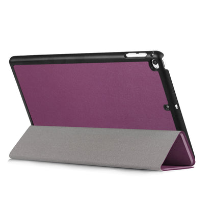 For iPad mini (2019) 7.9 inch / mini 4 Sturdy Tri-fold Stand Leather Smart Tablet Cover Case