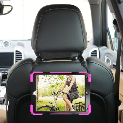 For iPad Air 10.5 inch (2019) [X-Shape] PC + TPU Combo 360 Degree Swivel Kickstand Case with Hand Strap and Shoulder Strap