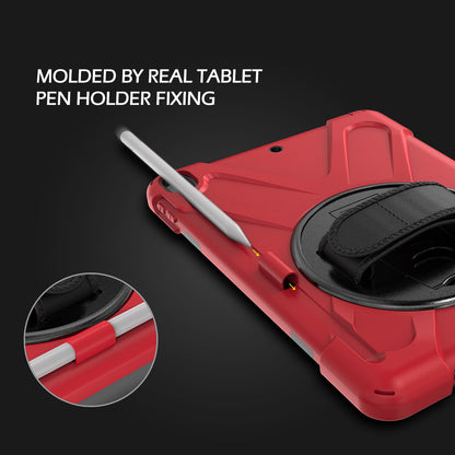[X-Shape] PC + TPU 360-degree Swivel Kickstand Case with Hand Strap for iPad Air 10.5 inch (2019) / Pro 10.5-inch (2017)