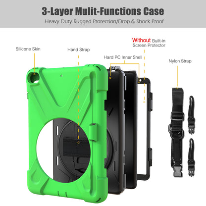 [X-Shape] PC + TPU 360-degree Swivel Kickstand Case with Hand Strap for iPad mini (2019) 7.9 inch / mini 4