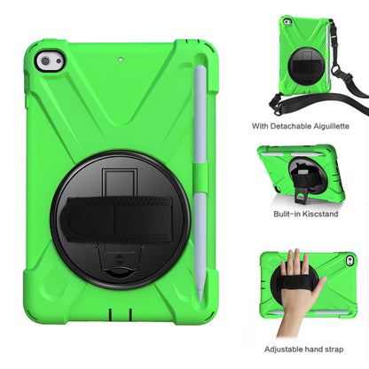 [X-Shape] PC + TPU 360-degree Swivel Kickstand Case with Hand Strap for iPad mini (2019) 7.9 inch / mini 4