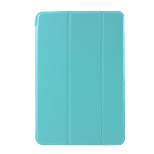 For iPad mini (2019) 7.9 inch Tri-fold Stand Silicone + Leather Tablet Shell