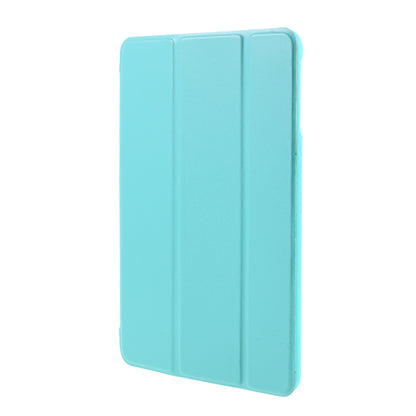 For iPad mini (2019) 7.9 inch Tri-fold Stand Silicone + Leather Tablet Shell