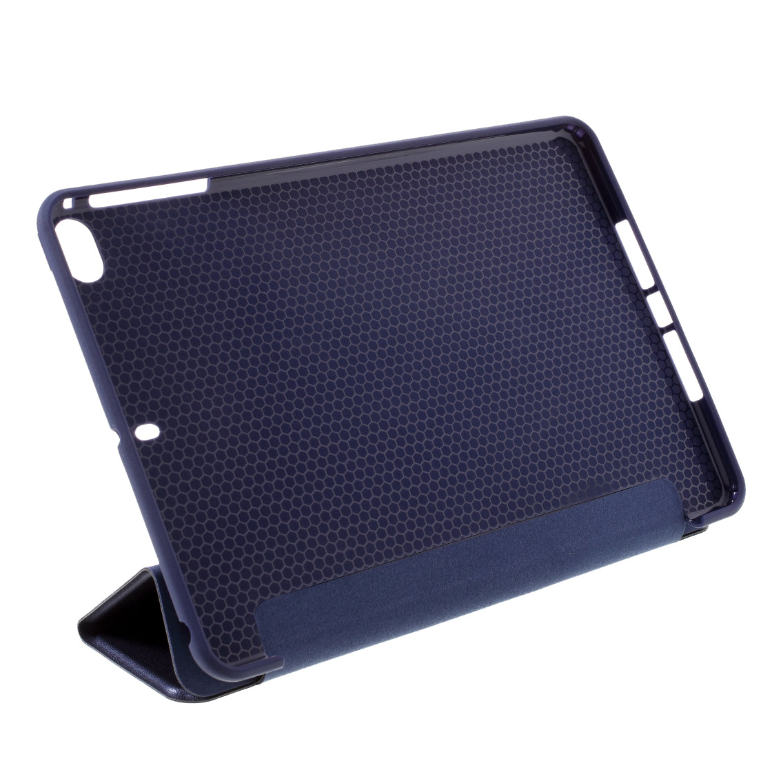 For iPad mini (2019) 7.9 inch Tri-fold Stand Silicone + Leather Tablet Shell