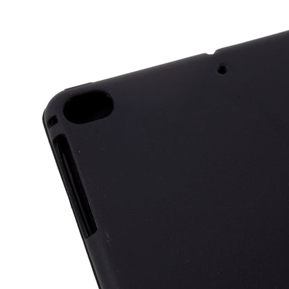 For iPad mini (2019) 7.9 inch Tri-fold Stand Silicone + Leather Tablet Shell