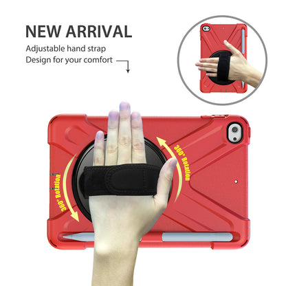 [X-Shape] PC + TPU 360-degree Swivel Kickstand Case with Hand Strap for iPad mini (2019) 7.9 inch / iPad mini 4