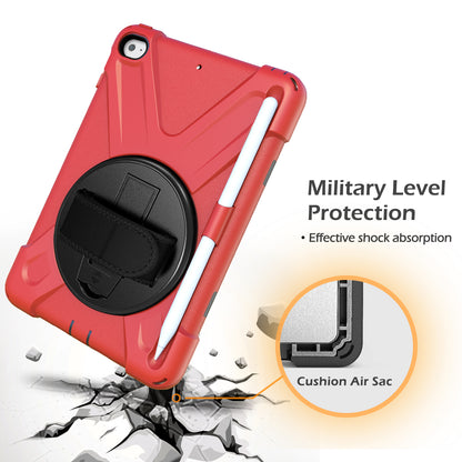 [X-Shape] PC + TPU 360-degree Swivel Kickstand Case with Hand Strap for iPad mini (2019) 7.9 inch / iPad mini 4