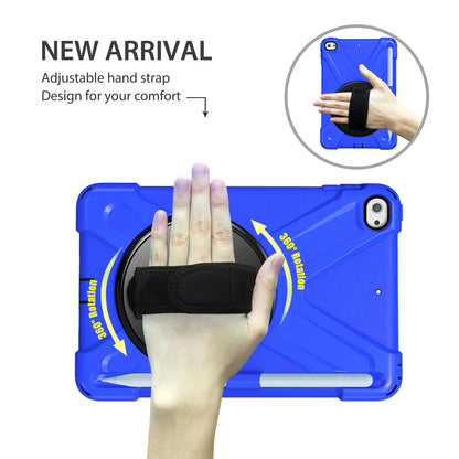 [X-Shape] PC + TPU 360-degree Swivel Kickstand Case with Hand Strap for iPad mini (2019) 7.9 inch / iPad mini 4