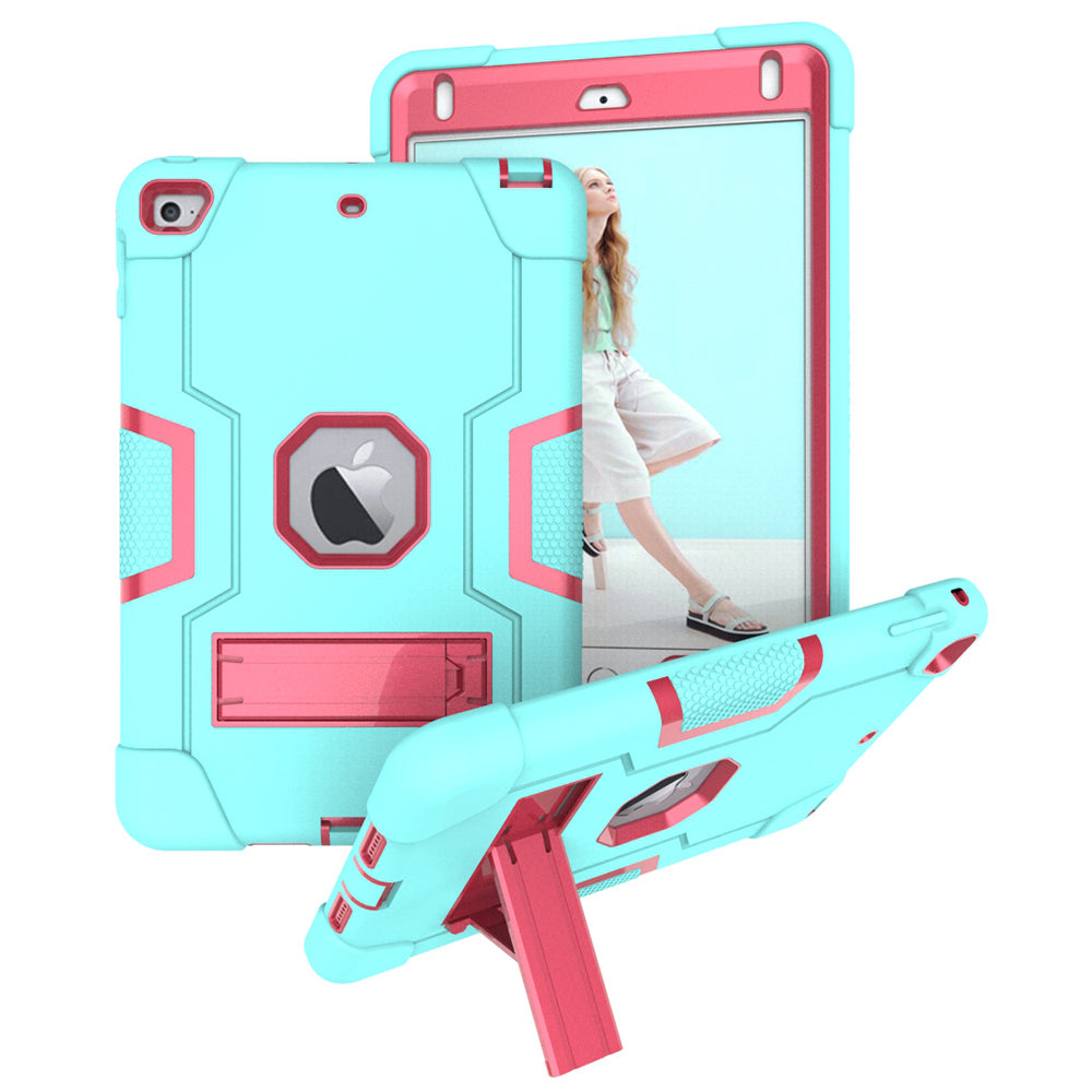 For iPad mini (2019) 7.9 inch Shock Proof TPU + PC Hybrid Tablet Case with Kickstand