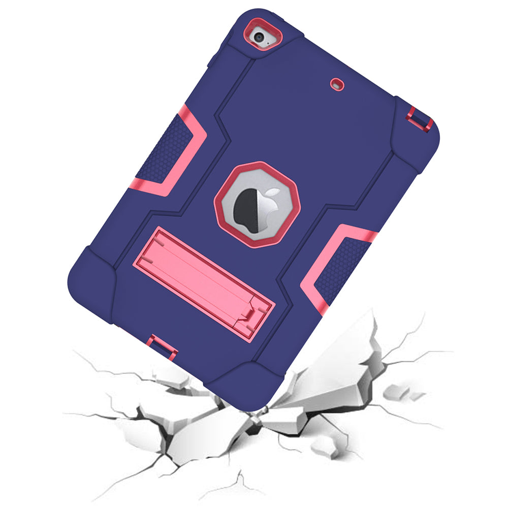 For iPad mini (2019) 7.9 inch Shock Proof TPU + PC Hybrid Tablet Case with Kickstand