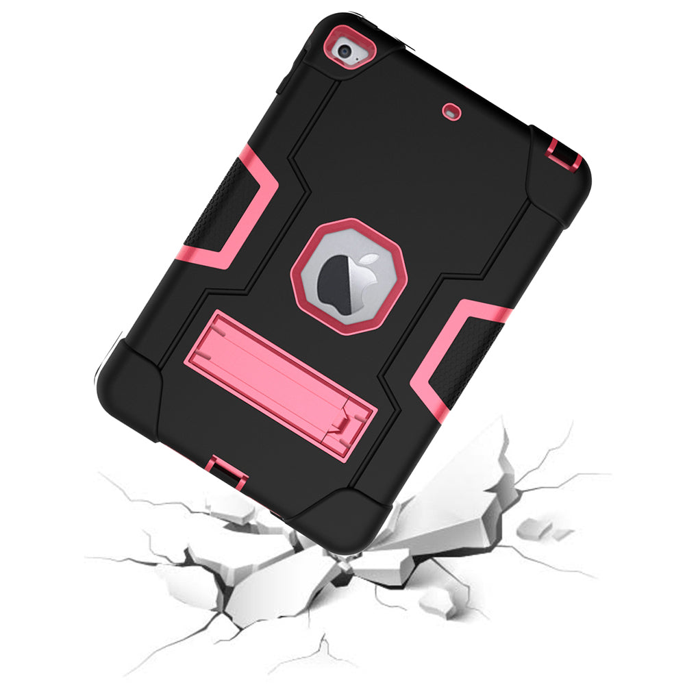 For iPad mini (2019) 7.9 inch Shock Proof TPU + PC Hybrid Tablet Case with Kickstand