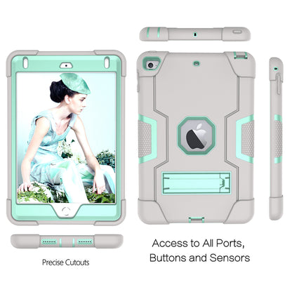 For iPad mini (2019) 7.9 inch Shock Proof TPU + PC Hybrid Tablet Case with Kickstand