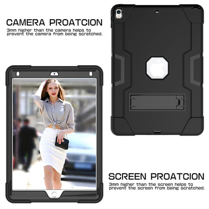 For iPad Air 10.5 inch (2019) Shock Proof TPU + PC Hybrid Tablet Case with Kickstand