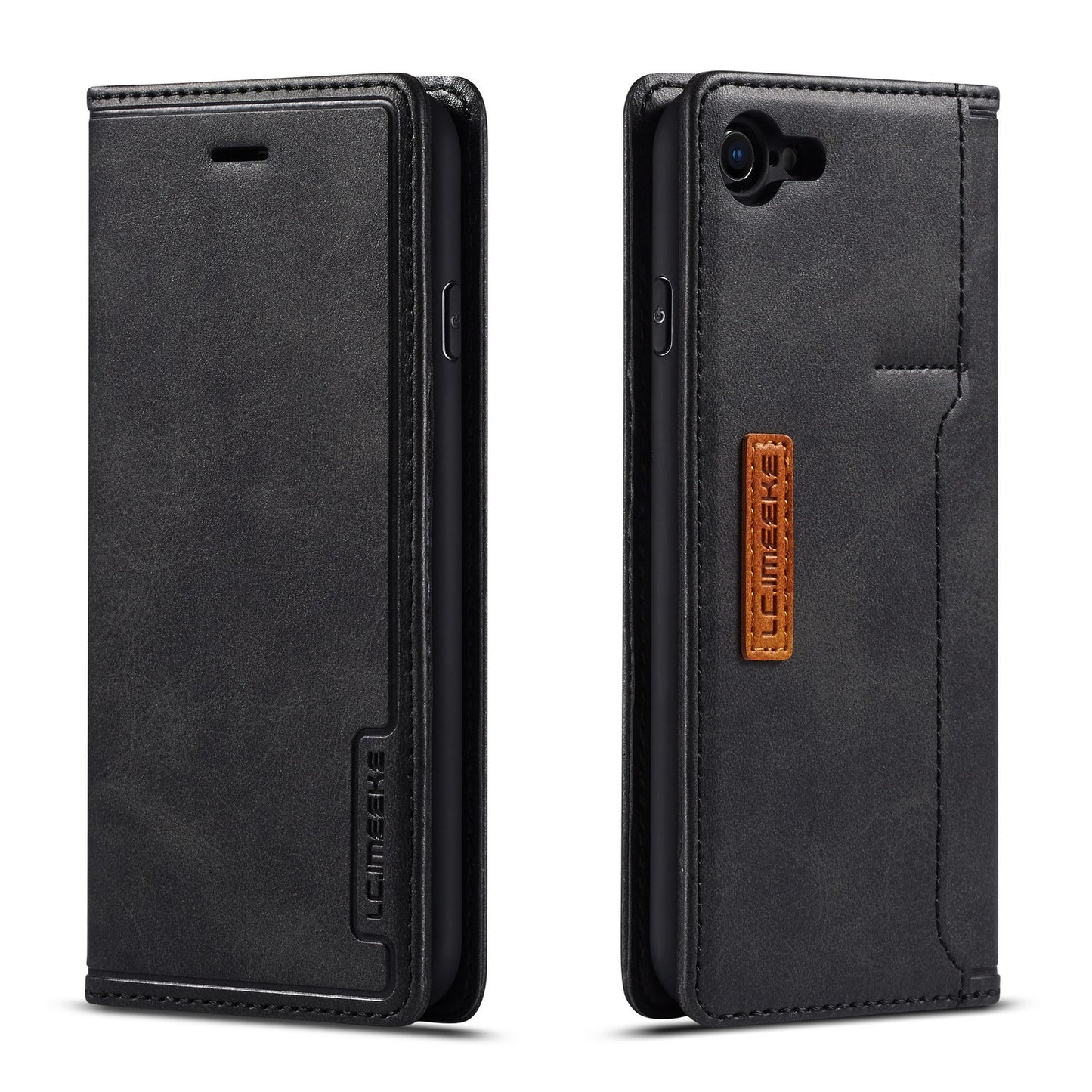 LC.IMEEKE Retro Style Leather Card Holder Case for iPhone 8/7/SE (2020)/SE (2022) 4.7 inch