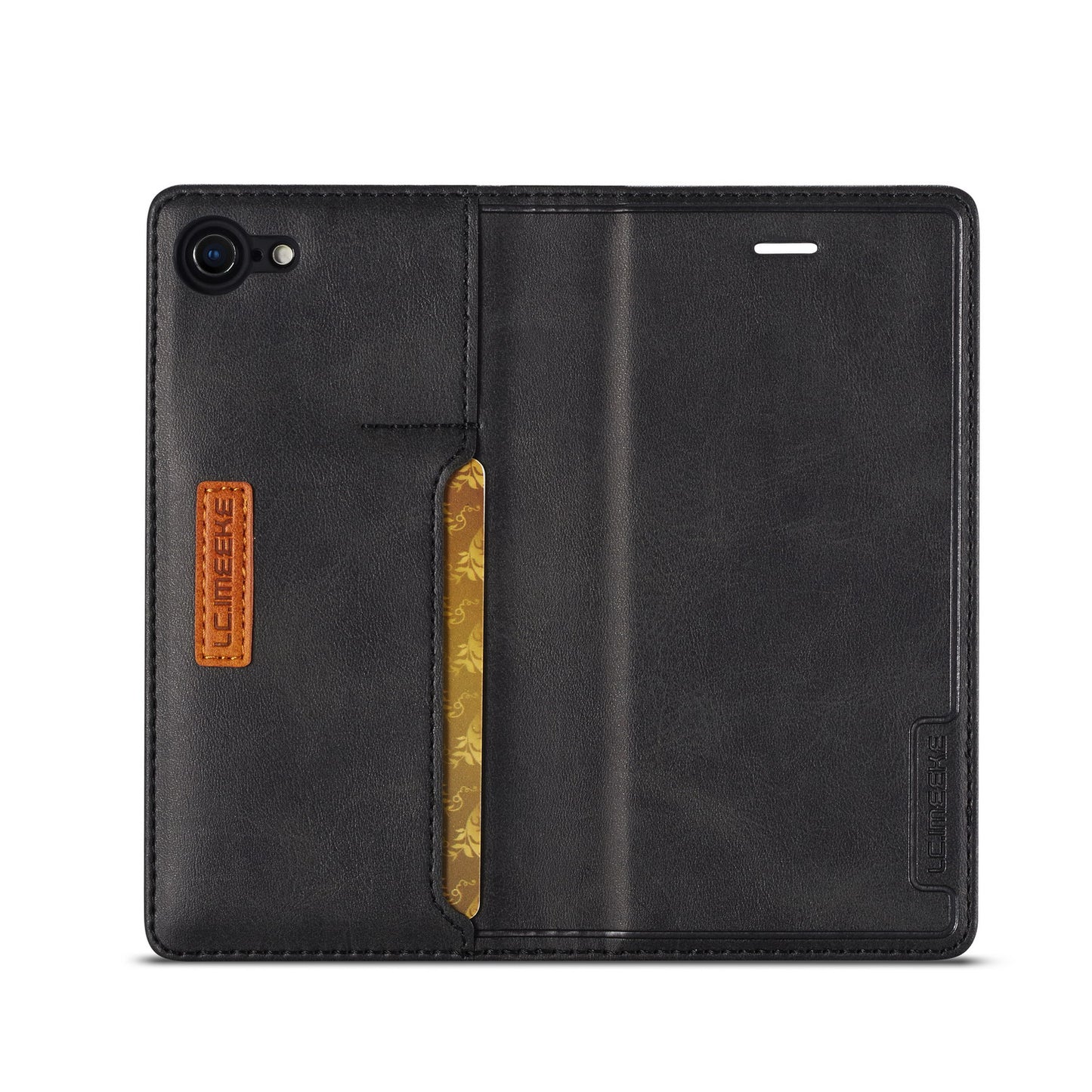 LC.IMEEKE Retro Style Leather Card Holder Case for iPhone 8/7/SE (2020)/SE (2022) 4.7 inch