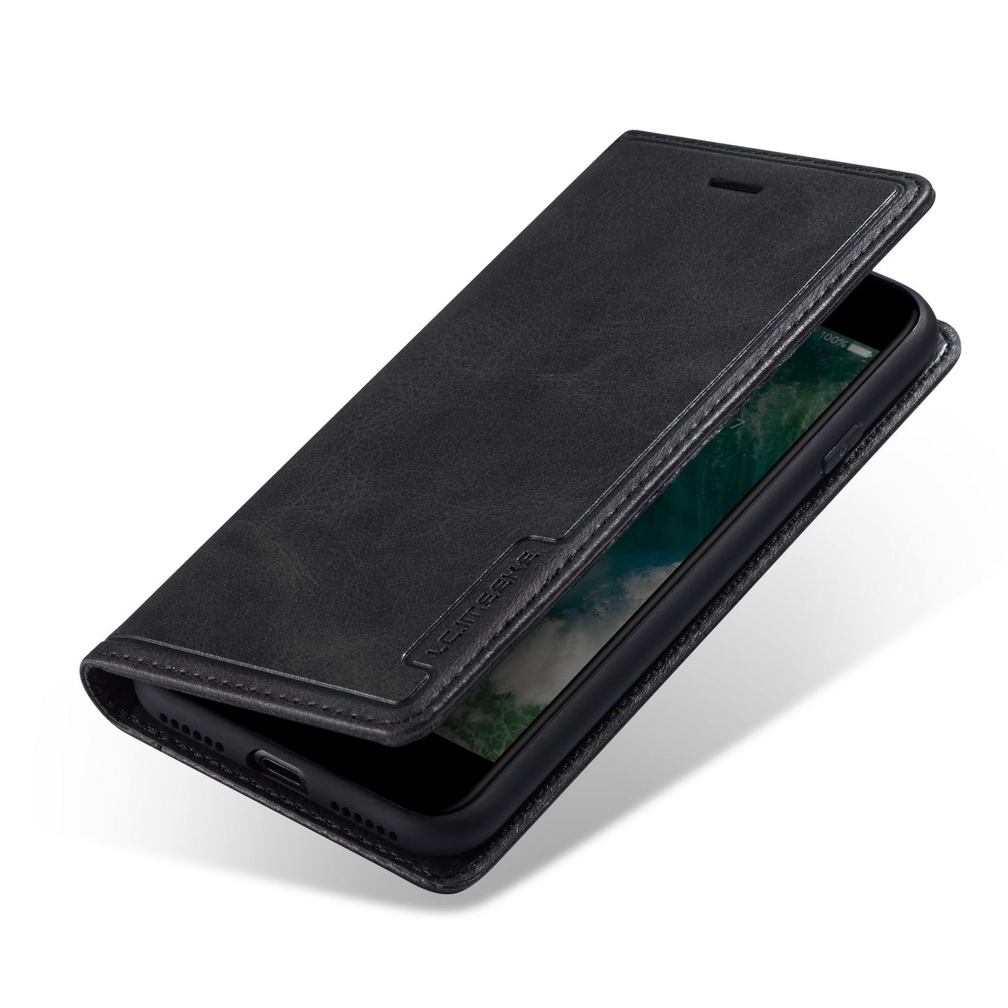 LC.IMEEKE Retro Style Leather Card Holder Case for iPhone 8/7/SE (2020)/SE (2022) 4.7 inch
