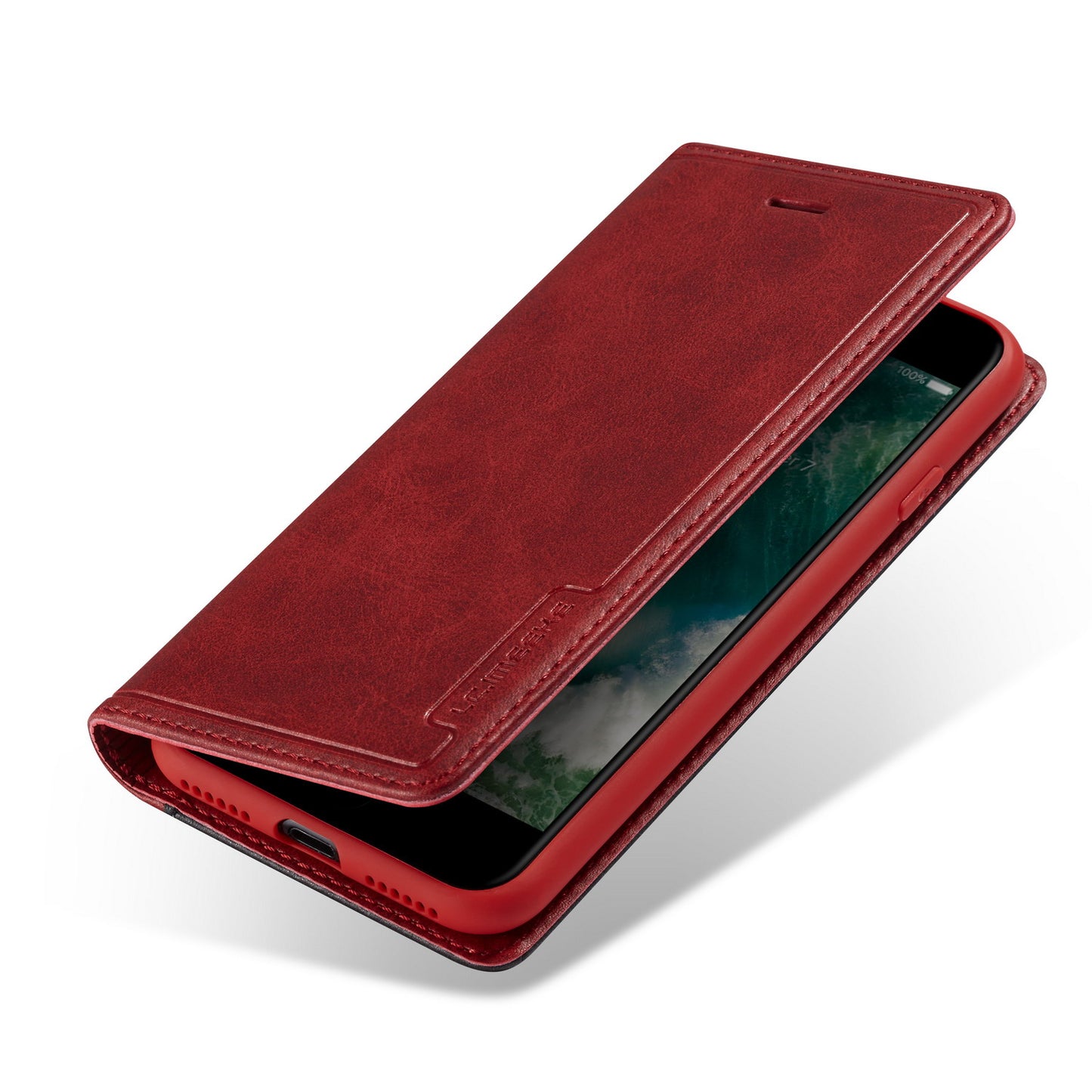 LC.IMEEKE Retro Style Leather Card Holder Case for iPhone 8/7/SE (2020)/SE (2022) 4.7 inch