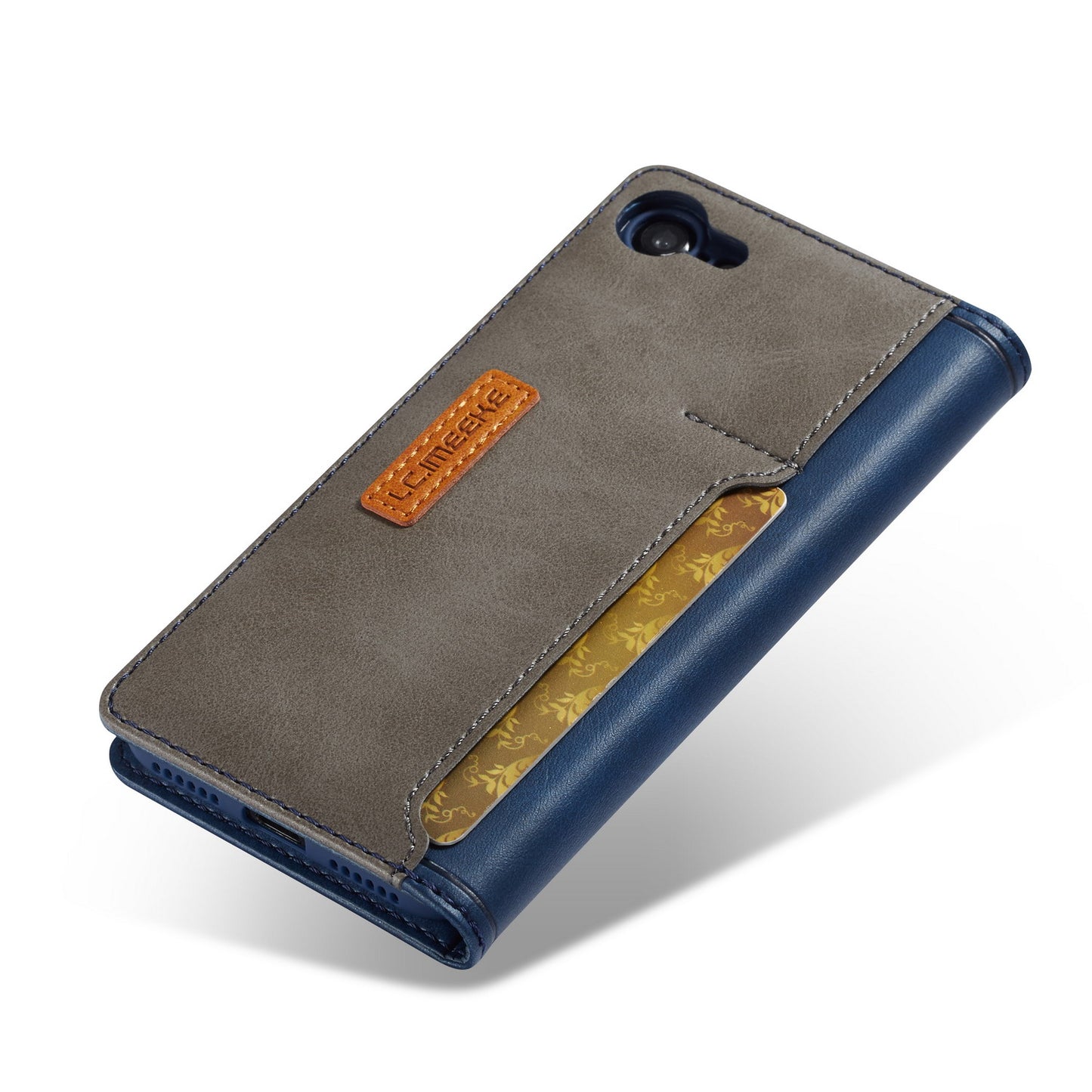 LC.IMEEKE Retro Style Leather Card Holder Case for iPhone 8/7/SE (2020)/SE (2022) 4.7 inch