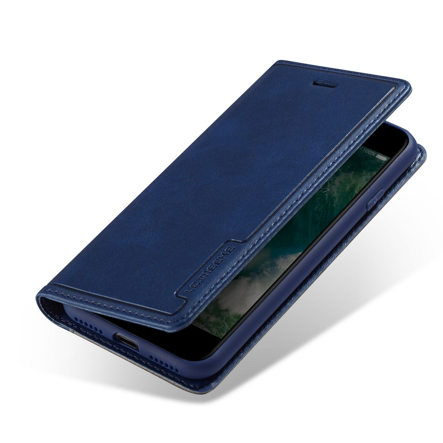 LC.IMEEKE Retro Style Leather Card Holder Case for iPhone 8/7/SE (2020)/SE (2022) 4.7 inch