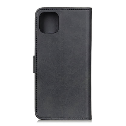 Matte Skin Wallet Leather Stand Phone Casing for iPhone 11 6.1 inch (2019)