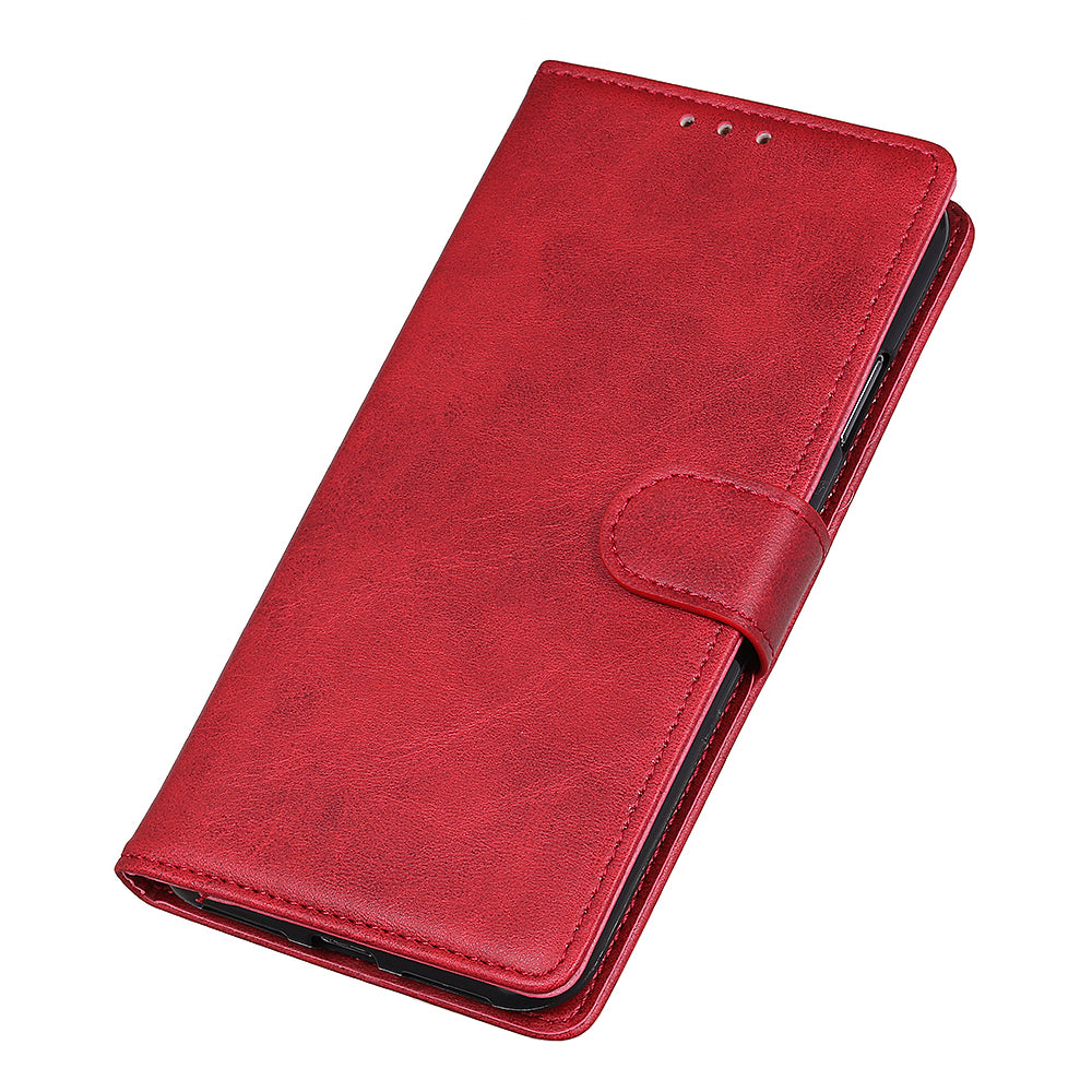 Matte Skin Wallet Leather Stand Phone Casing for iPhone 11 6.1 inch (2019)