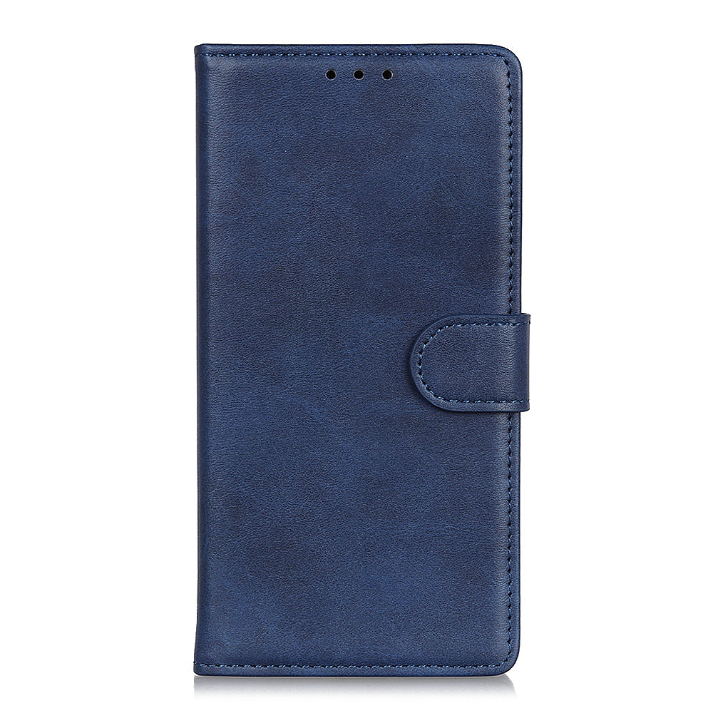 Matte Skin Wallet Leather Stand Phone Casing for iPhone 11 6.1 inch (2019)