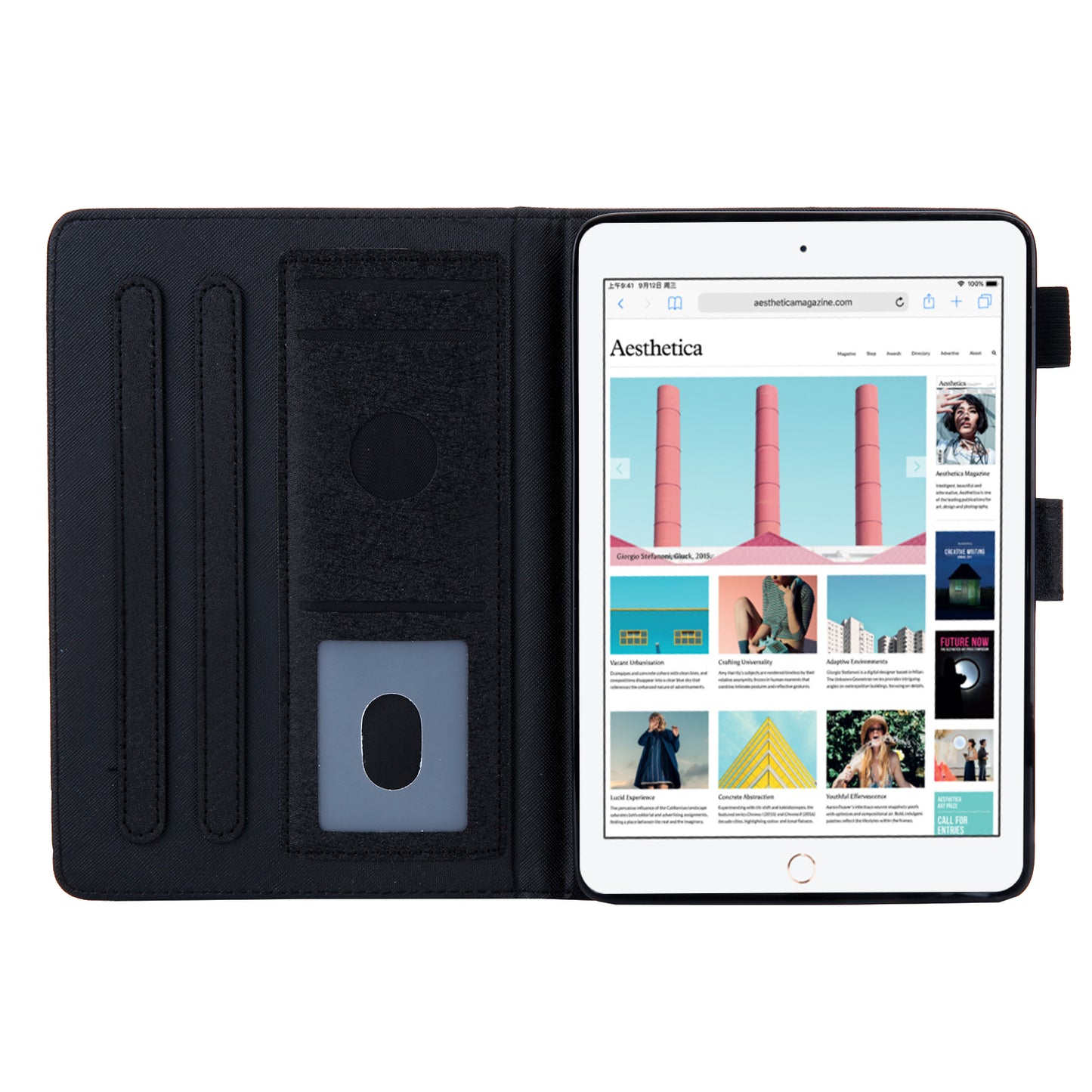 Leather Case with Card Storage for iPad mini (2019) 7.9 inch / 4 / 3 / 2 / 1