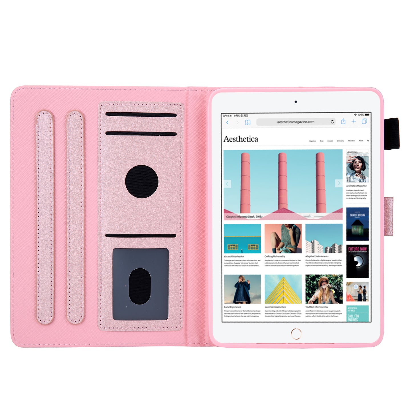Leather Case with Card Storage for iPad mini (2019) 7.9 inch / 4 / 3 / 2 / 1