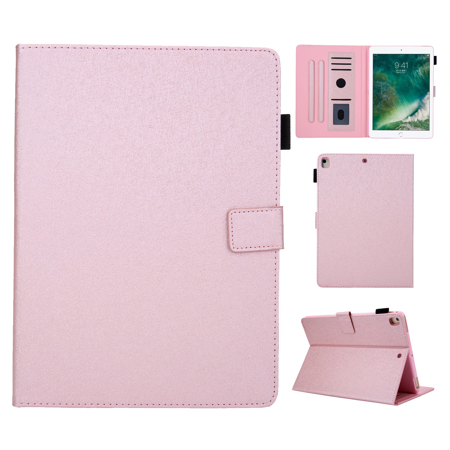Leather Case with Card Storage for iPad 9.7-inch (2018)/9.7-inch (2017)/Air 2/Air