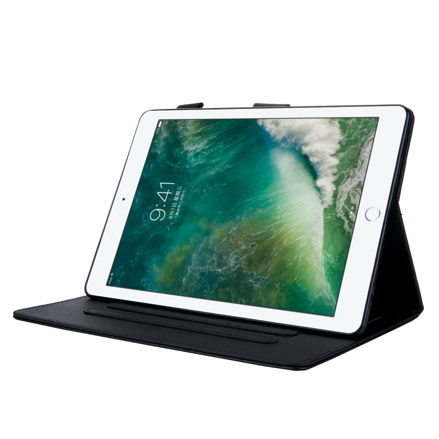 Leather Case with Card Storage for iPad 9.7-inch (2018)/9.7-inch (2017)/Air 2/Air