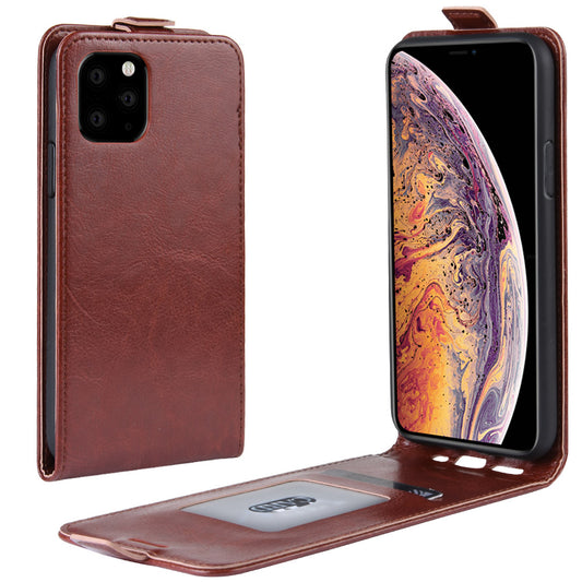 Vertical Flip Leather Phone Case with Card Slot for iPhone 11 Pro Max 6.5 inch (2019)