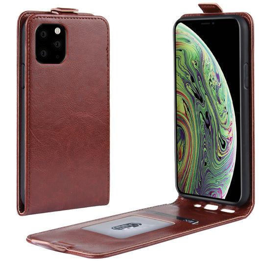Crazy Horse Texture Vertical Flip Leather Case for iPhone 11 Pro 5.8 inch (2019)