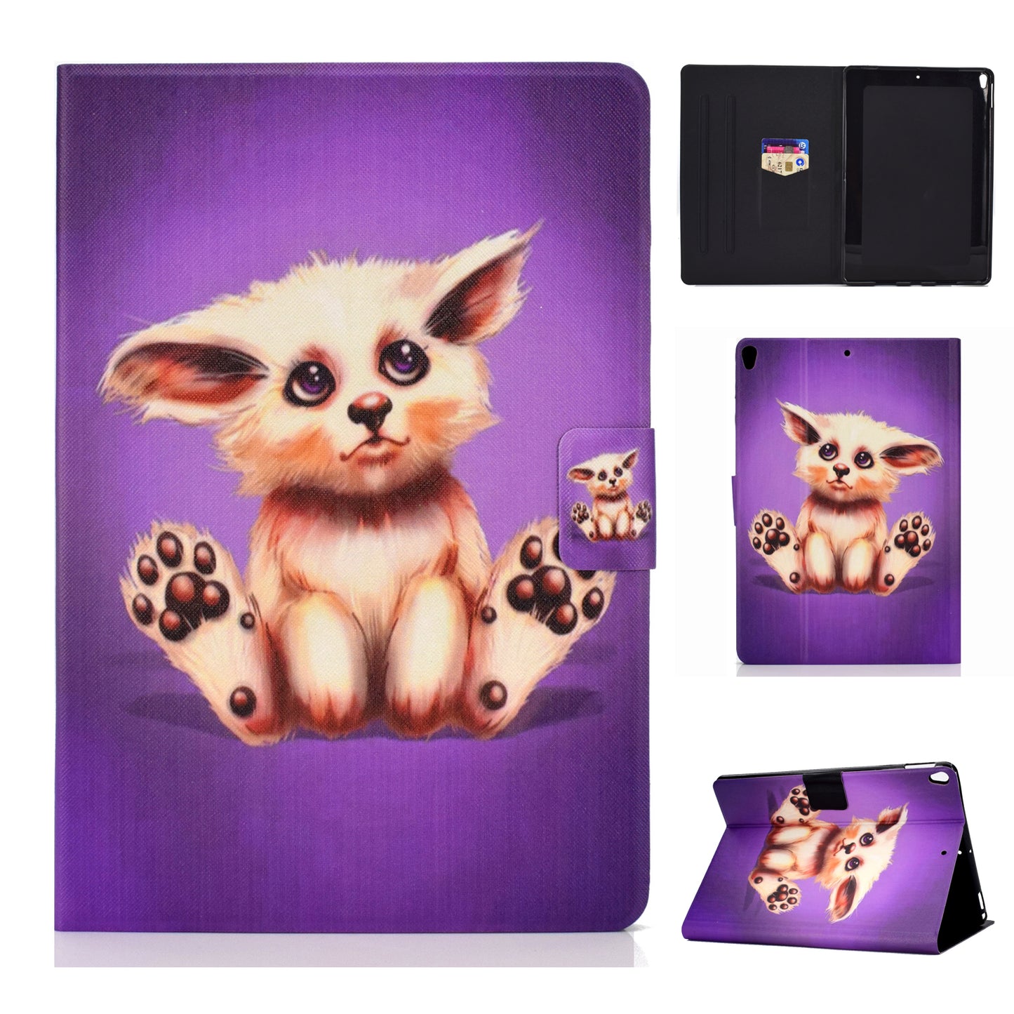 Pattern Printing PU Leather Card Slot Stand Tablet Shell for iPad Pro 10.5-inch (2017) / Air 10.5 inch (2019)