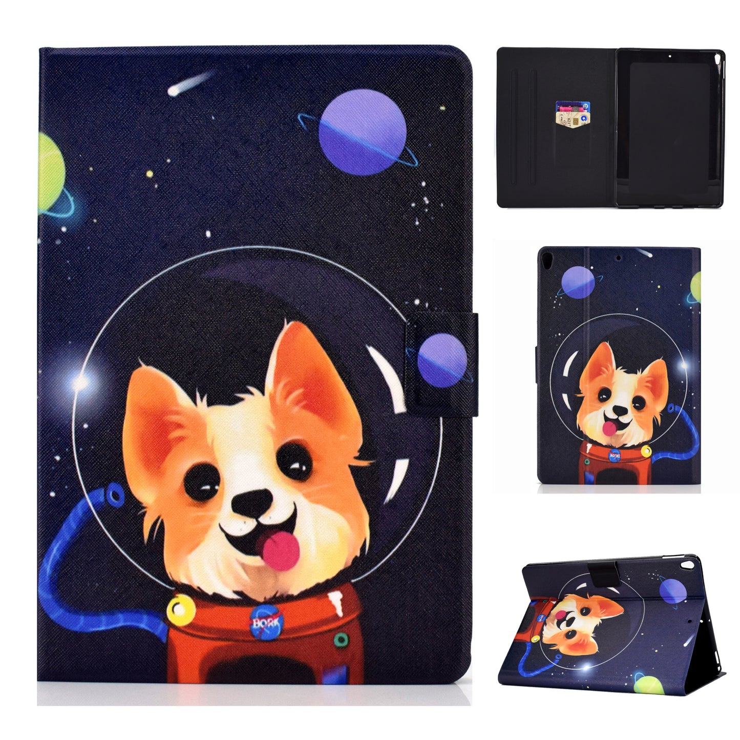 Pattern Printing PU Leather Card Slot Stand Tablet Shell for iPad Pro 10.5-inch (2017) / Air 10.5 inch (2019)