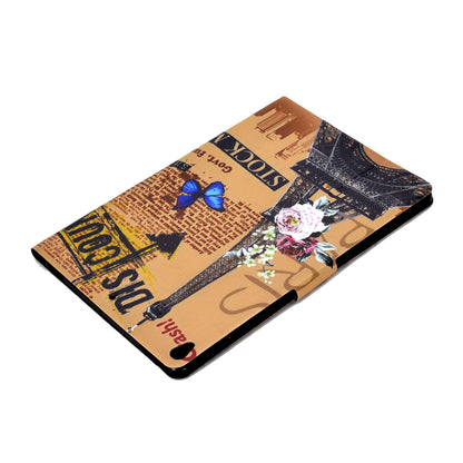 Pattern Printing PU Leather Card Slot Stand Tablet Shell for iPad Pro 10.5-inch (2017) / Air 10.5 inch (2019)